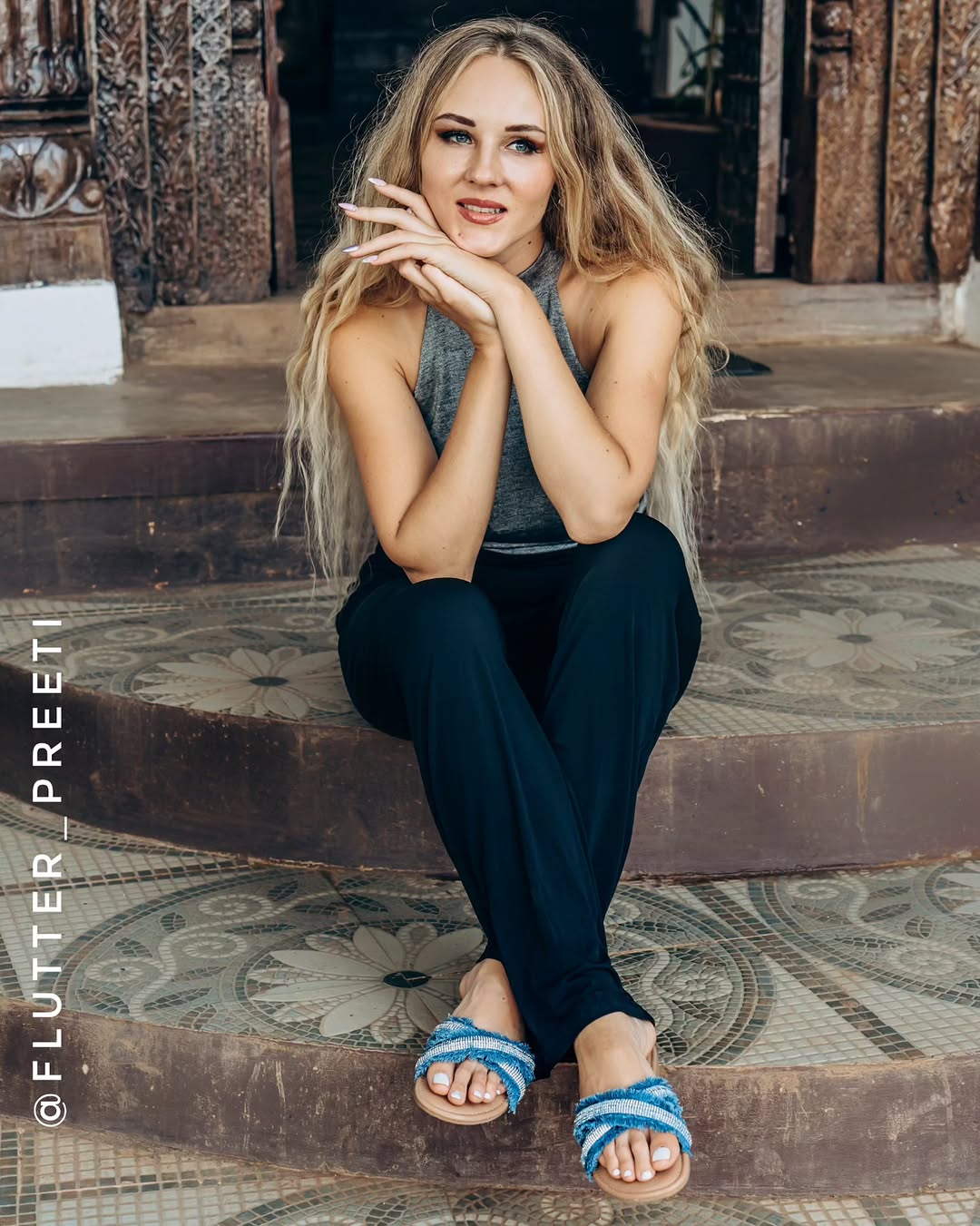 Denim Diva Flats