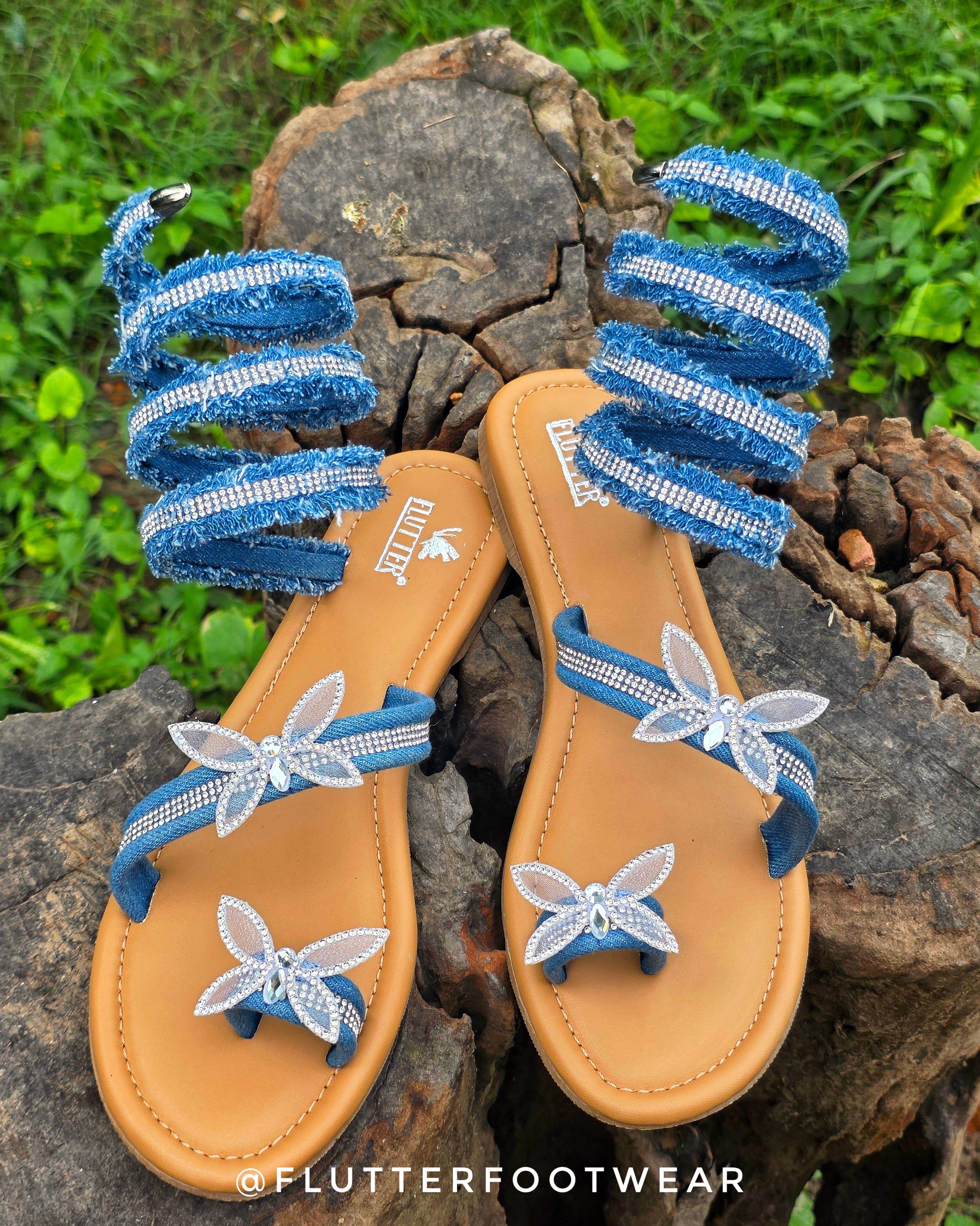 Denim Butterfly Dreams