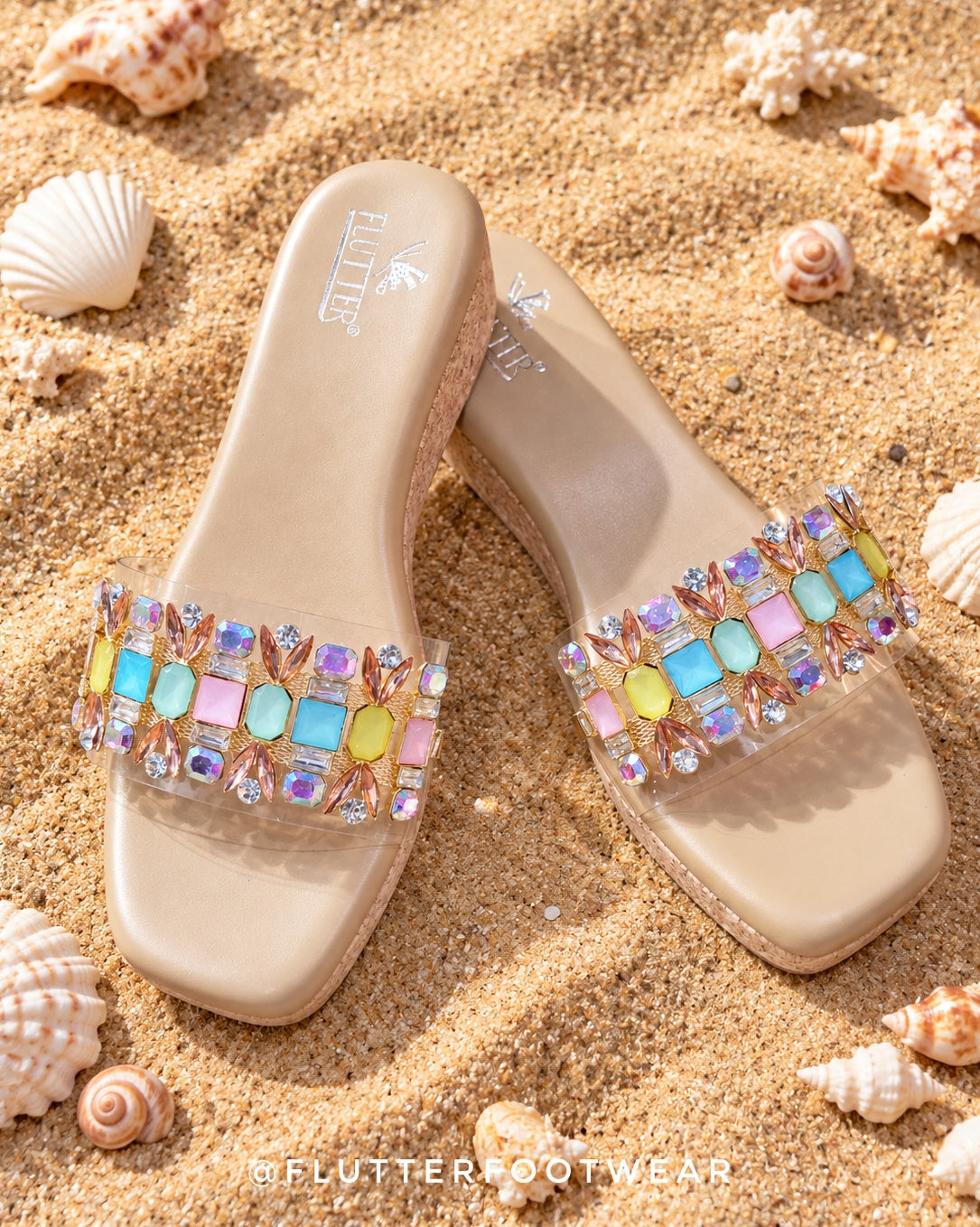 Meethi Mithai Heels (Rhinestones)