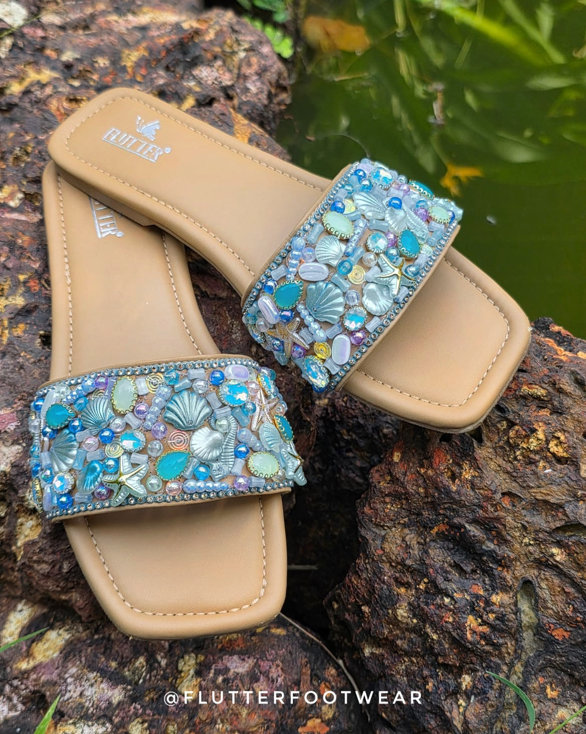 Oceana Beadwork Flats