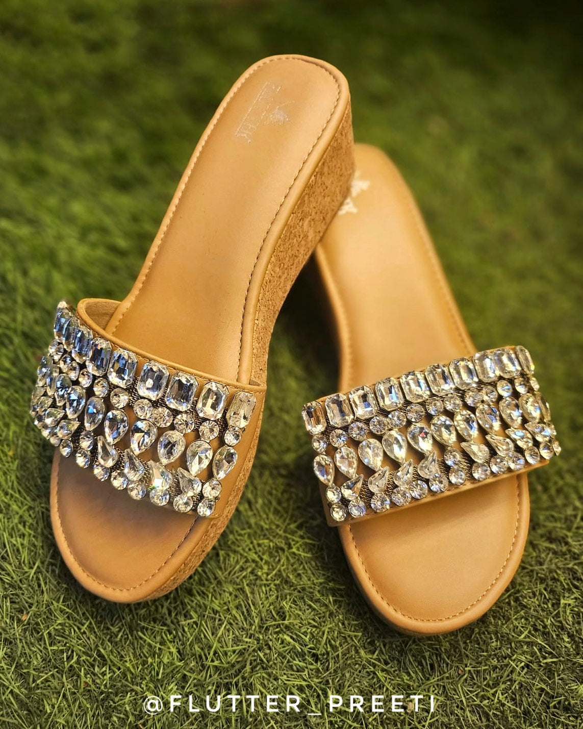 Shine On Bejeweled Heels With Small Stones