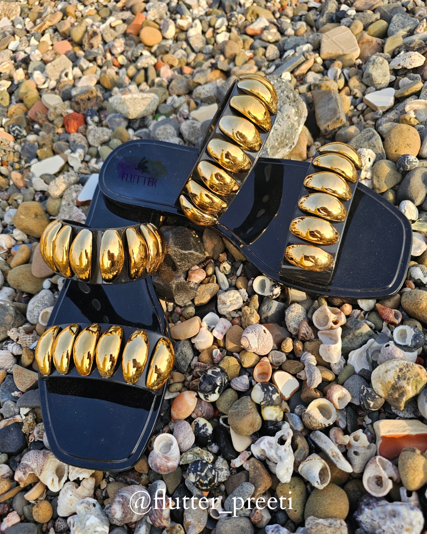 Black with Gold